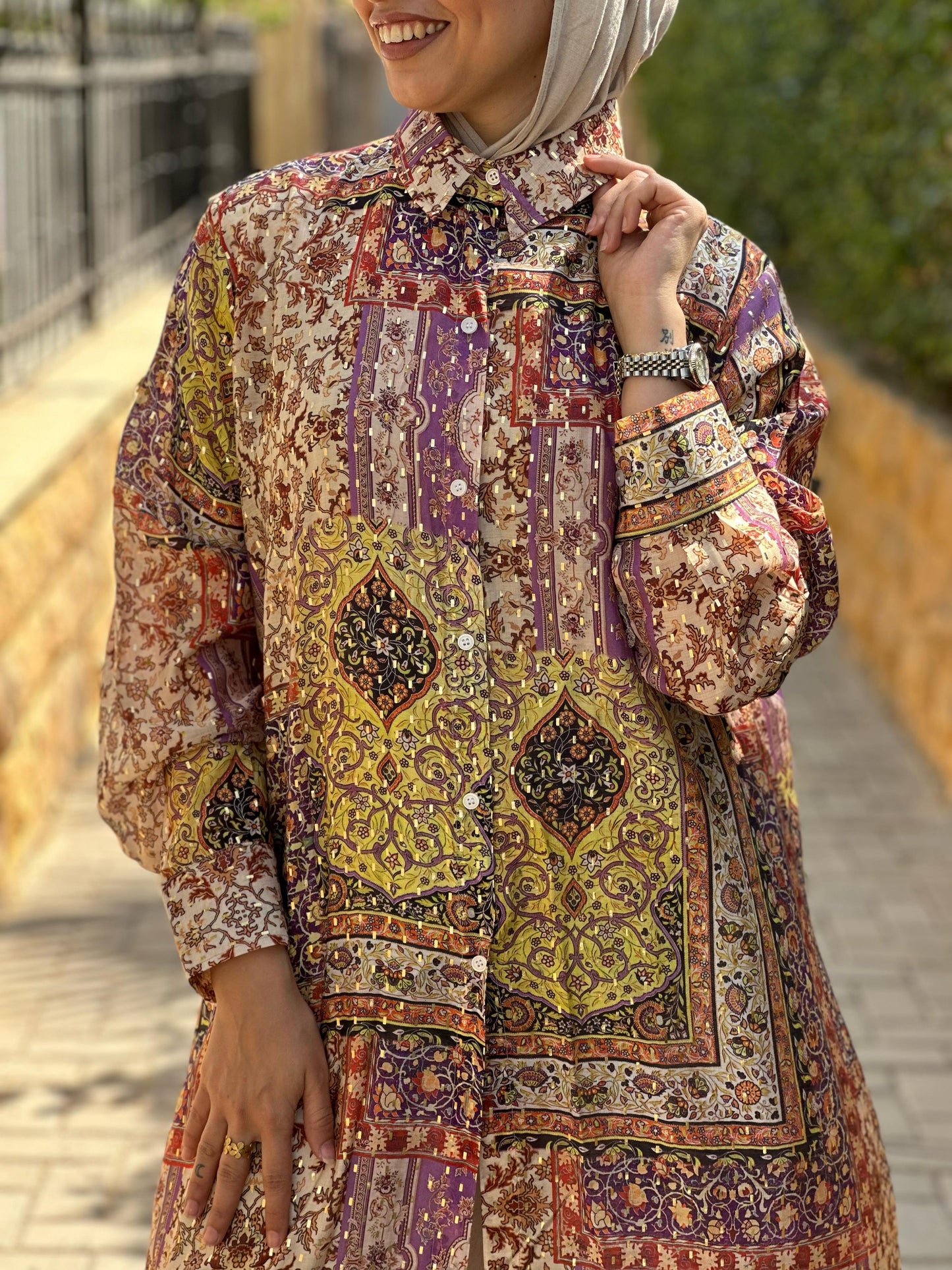 Silk Bloom Shirt