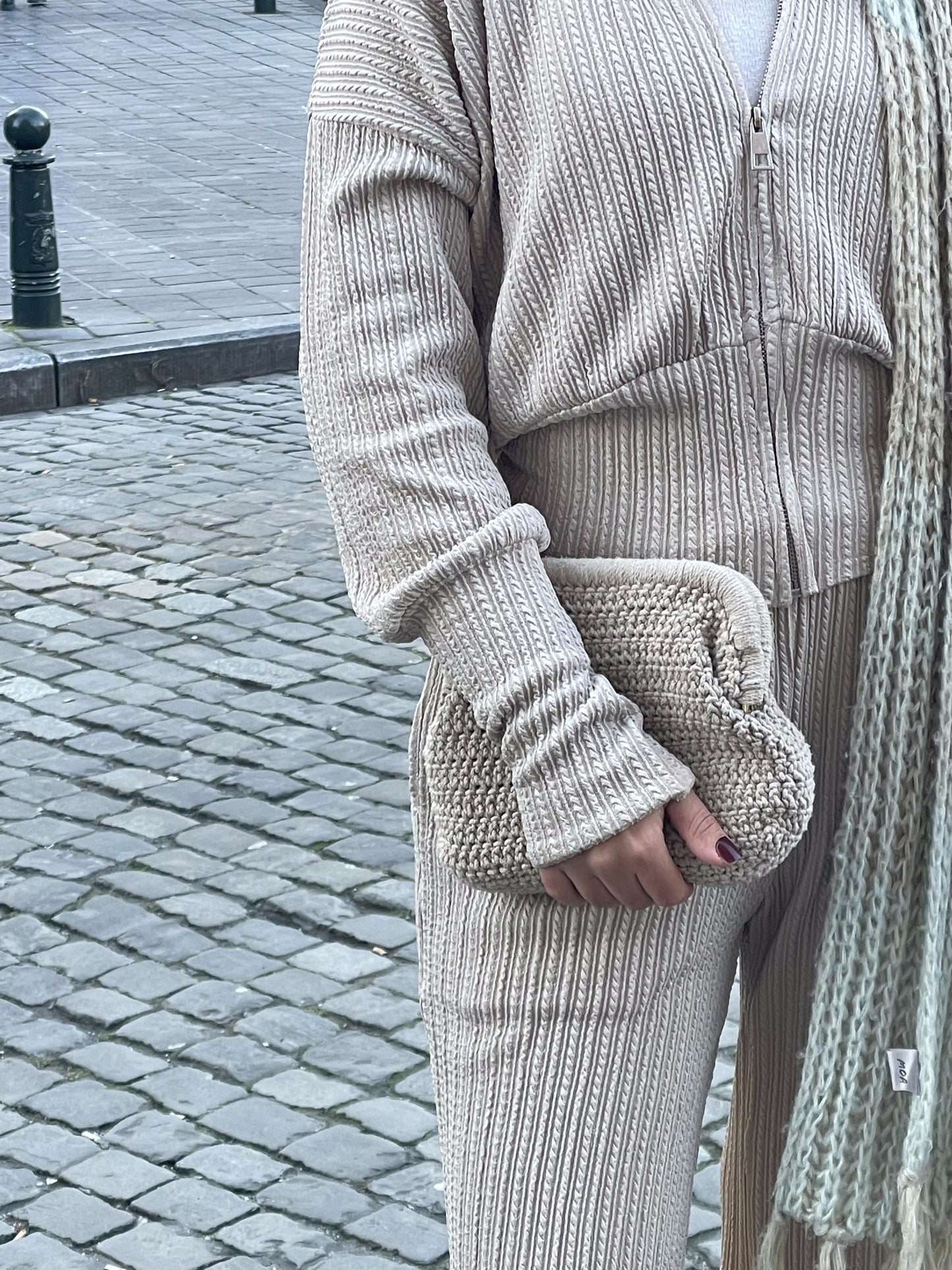 Knitted-Thread Jacket