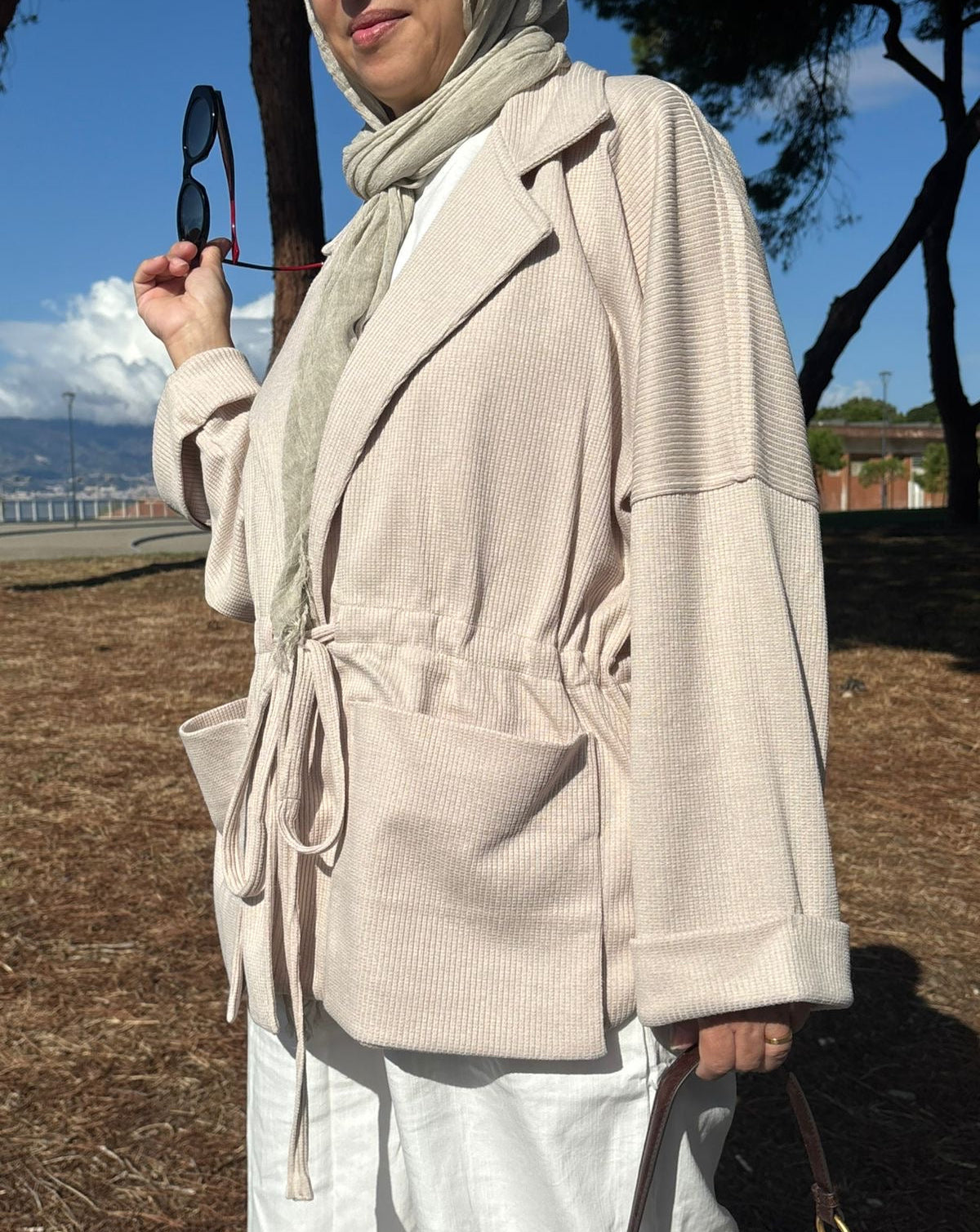 Ribbed Velvet Jacket