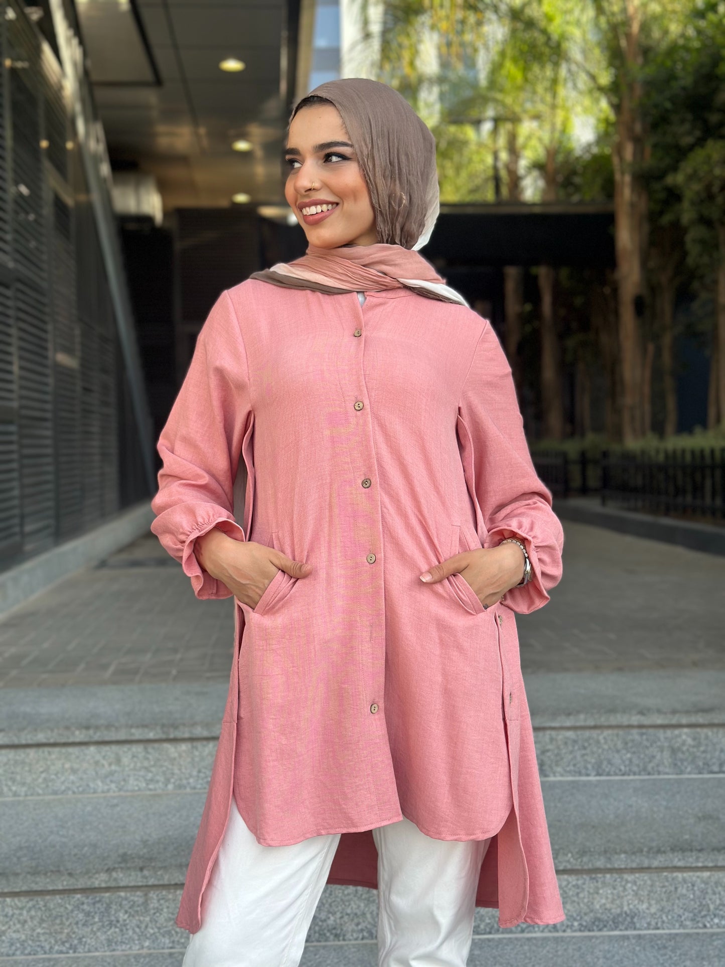 The Buttoned Chemise