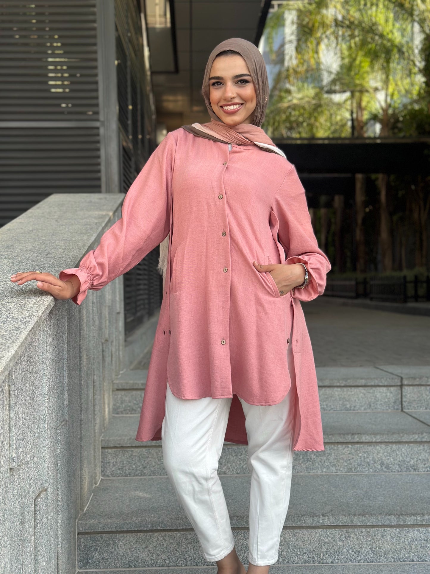 The Buttoned Chemise