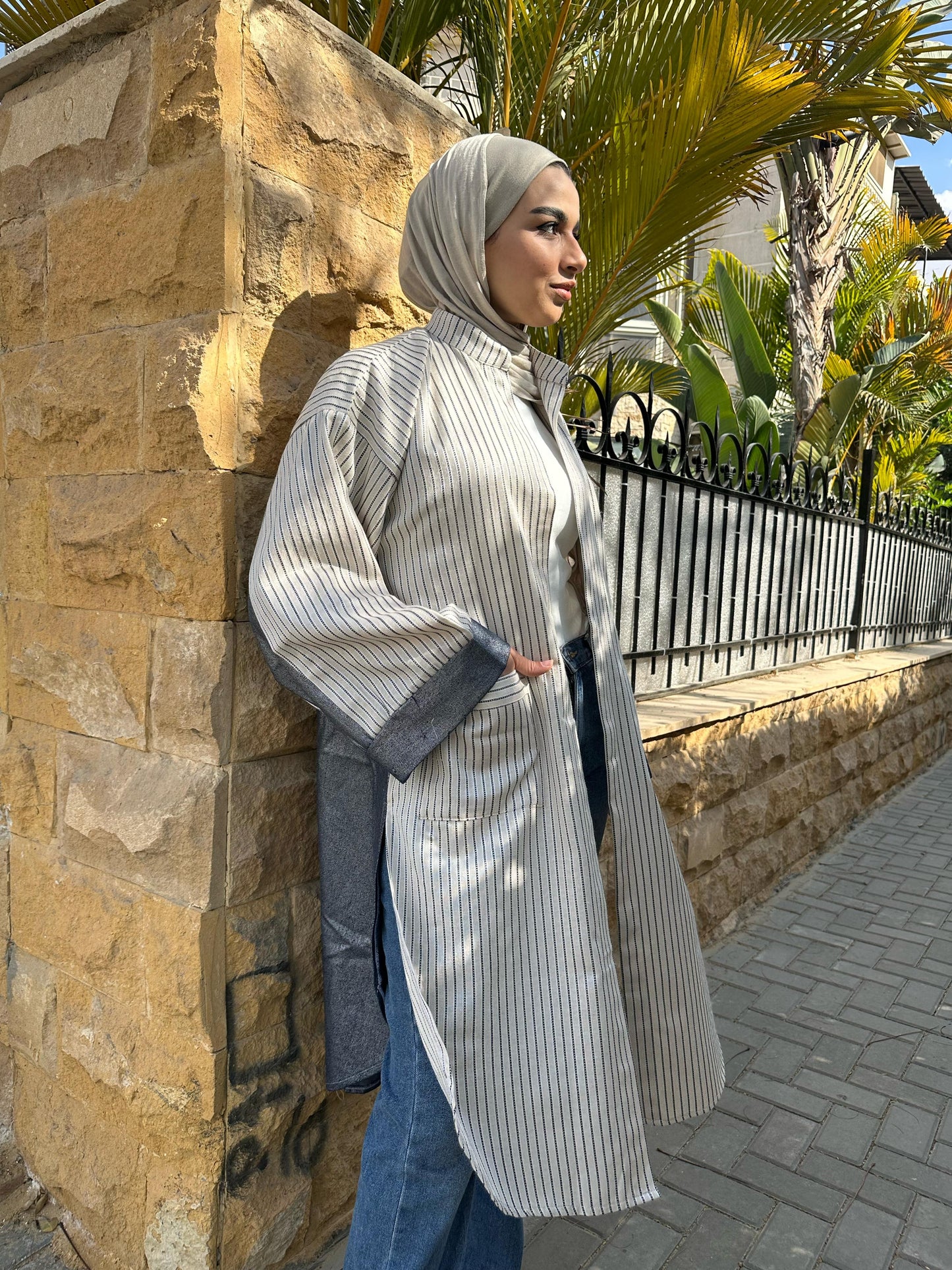 LinenxMetallic Cardigan