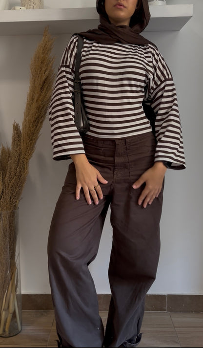 Striped Cotton T-shirt