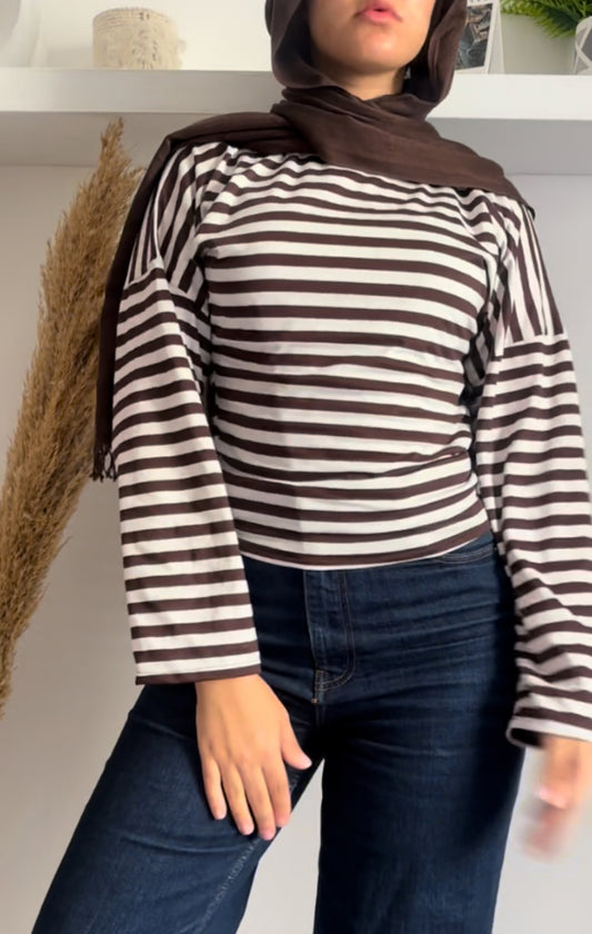 Striped Cotton T-shirt