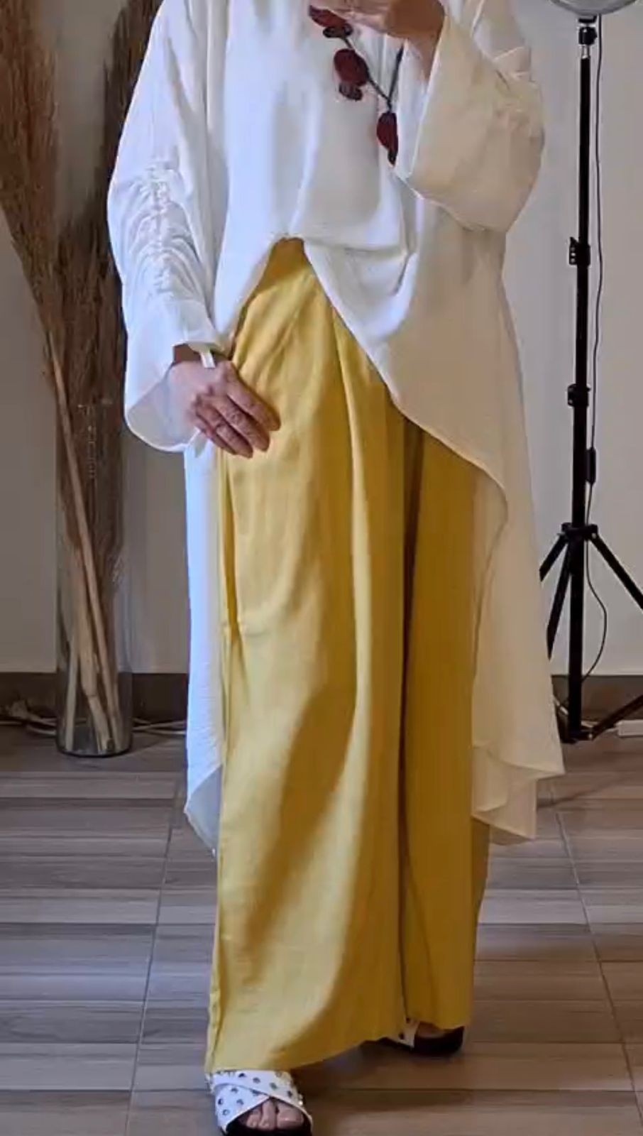 Wide Leg Linen Pants