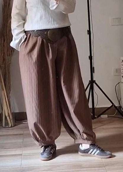Balloon linen pants